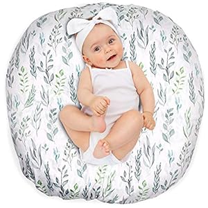 Newborn Lounger Cover Removable Cover Ultra Soft Comfortable Lounger Slipcover Removable Cover for Infant Lounger Pillow…