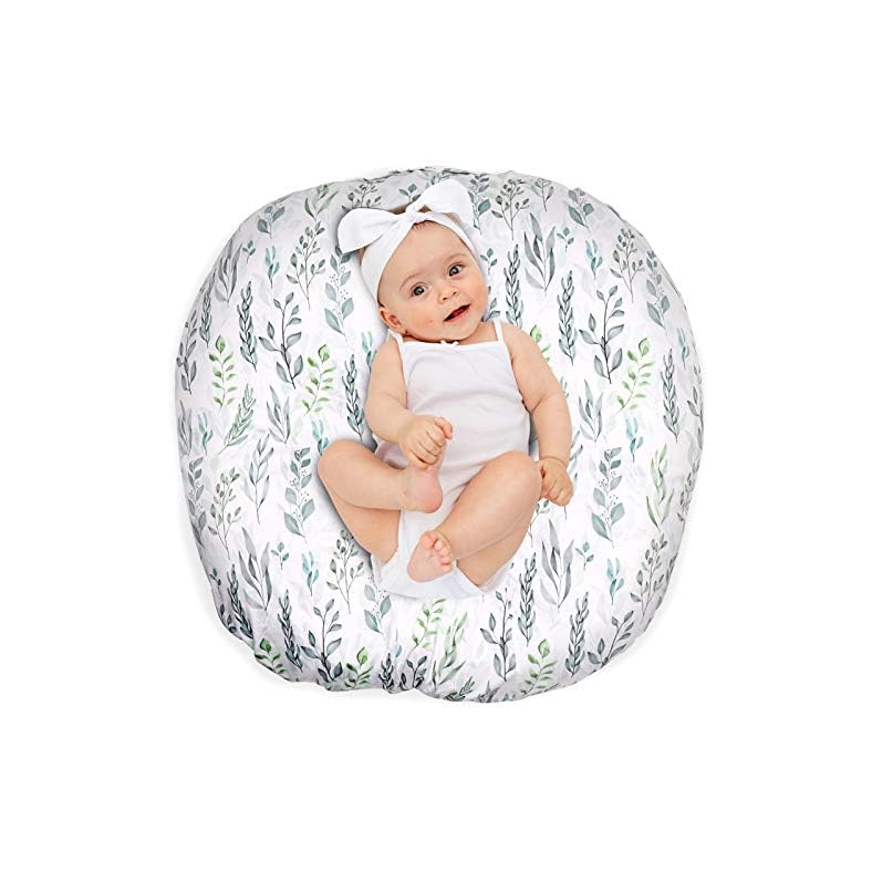 Newborn Lounger Cover Removable Cover Ultra Soft Comfortable Lounger Slipcover Removable Cover for Infant Lounger Pillow…