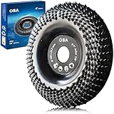 Wood Carving Grinder Disc Set, 4" Wood Shaping Saw Wheel And 5/8" Arbor Attachment For 4" Or 4 1/2" Angle Grinder, Grinding Shaping Blade Disc, Woodwork Cutting Sand Circular Metal Cutter Wheel