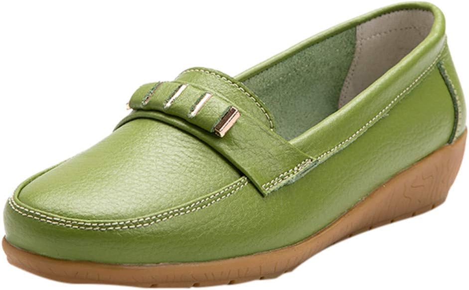 Vectry Women's Versatile Flat Shoes Soft Bottom Comfort Large Size Casual Solid Color Single Shoes