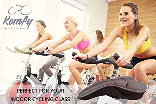komfy high performance bike seat cushion