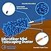 Microfiber Mini Telescoping Duster - 2 Pack (Blue) | 30 inch Extendable Handle | Machine Washable | No Fraying