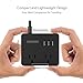 NTONPOWER Power Strip with USB Ports, 3 ft Indoor Small Extension Cord with Multiple outlets, Portable Desktop Charging Station, Cube Square Power Strip for Home Office, Travel, Dorm Room Essentials
