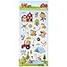 Sticker Farm Children's 6-Pack Happy Day Series Reusable Puffy Sticker Bundle for use Activity Books