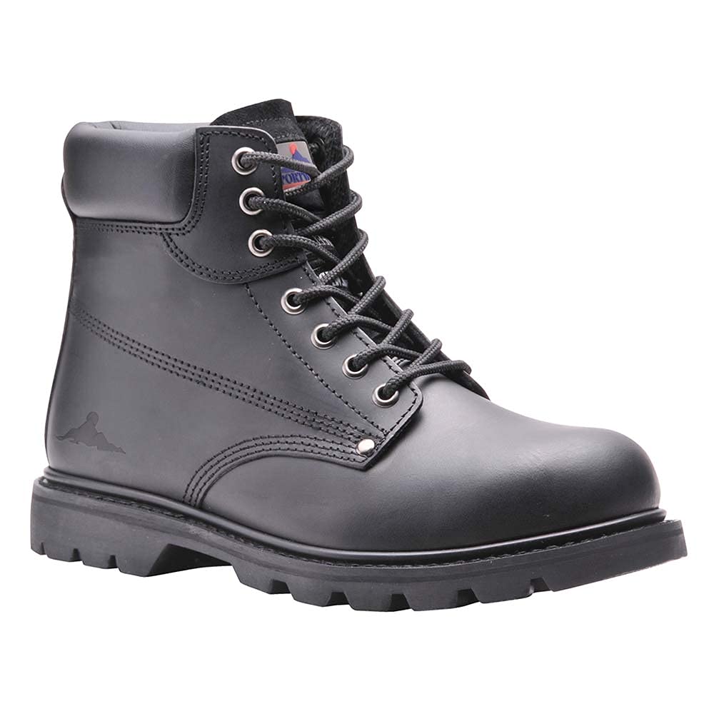 Portwest Steelite Welted Safety Boot SBP HRO, Size: 41, Colour: Black, FW16BKR41
