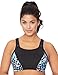 Glamorise Women's Plus Size Underwire Sport Bra, Print, 38DD