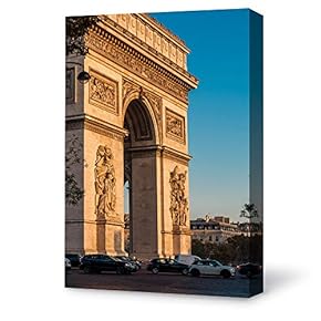 Canvas Wall Art Brooklyn Bridge and New York City Painting Artwork for Home Prints Framed - 12x18 inches
