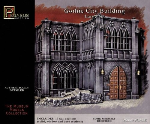 Pegasus Hobby WWII Gothic City Building Large Set