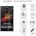 5X Sony XL39h Tempered Glass, Nacodex for Sony Xperia Z Ultra XL39h [5 Pack] Ballistic Tempered Glass Screen Protector