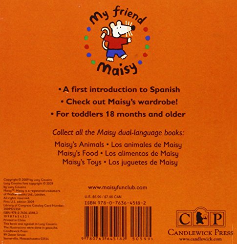 image for Candlewick Press Maisy's Clothes La Ropa de Maisy: A Maisy Dual Langua