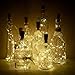 8 Pack 20 LED Wine Bottle Cork Lights, Fairy Mini String Lights Copper Wire, Battery Operated Starry Lights for DIY, Christmas, Halloween, Wedding, Party, Indoor&Outdoor (8 Pack, Warm White)