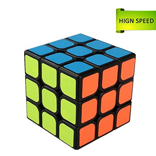 Rubiks Cube 3x3x3, MerryNine Rubix Speed Magic Puzzle Cube Brain Teaser Durable Smooth Twisty Proffessional Colorful Portable For Adults International Competition Instruction Education (Standard)