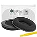 Geekria Comfort Velour Replacement Ear Pads for Sony MDR-RF6000, RF6500, RF7000, RF7100, MDR-DS6000, DS6500, DS7000, DS7100, XD150, XD200 Headphones Ear Cushions, Headset Earpads (Black)