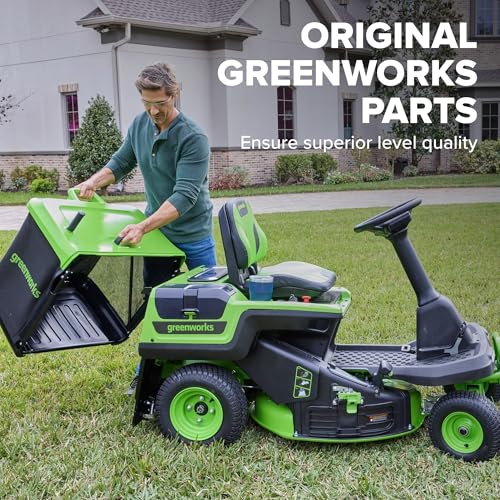Greenworks 30" Riding Mower Bagging Kit, Efficient Grass Collection photo 7