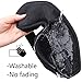 PeNeede 100% Blackout 3D Sleeping Eye Mask Contoured, Soft Memory Foam Molded Night Sleep Mask Eye Cover for Women/Men, Adjustable Comfort Blindfold Eye Shades for Nap/Migraine/Camping/Travel (Black)…