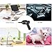 HONKYOB USB Mini Vacuum Cleaner Desktop Dust Cleaner Collection Tool with Brush for Cleaning Keyboard Dust,Bread Crumbs,Paper Scrap,Eraser Crunbs,Cigarette Ash,Car Device,Black