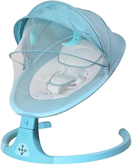 Aimmmy Rockers Rockers Bebe Bebe Electrique Et Videurs Avec Telecommande De Confort Balancelle Pour Bebe Avec Une Musique Apaisante Et Connexion Bluetooth Bleu Amazon Fr Sports Et Loisirs