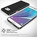 Ringke Slim Compatible with Galaxy Note 5 Case Extreme Lightweight & Thin Cover Snug-Fit Side to Side Edge Coverage Superior Coating for Note5- SF Black