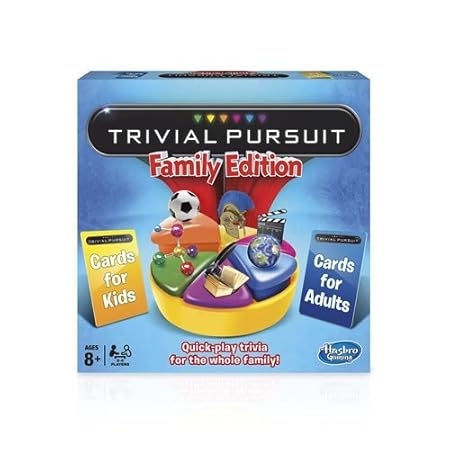 Trivial Pursuit Family Edition Board Game by Hasbro