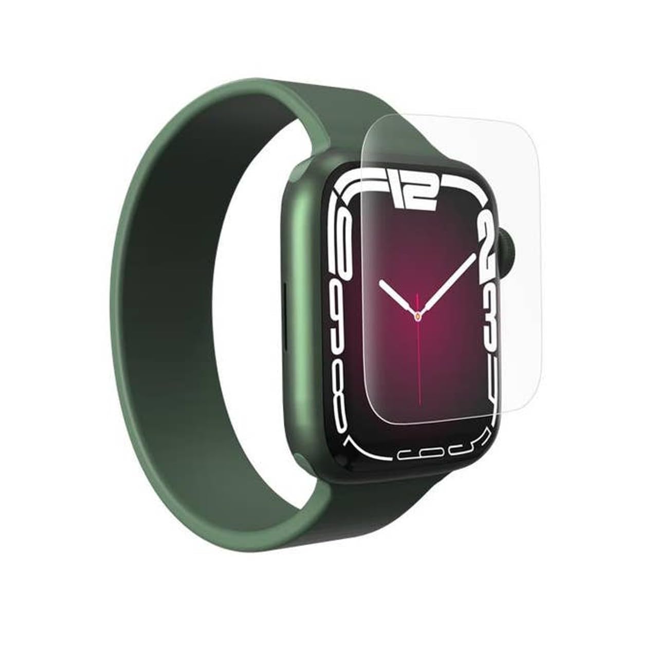 ZAGG InvisibleShield Ultra Clear Apple Watch Series 7 (45mm) (Screen)- Impact Protection, Touch Sensitive, Easy Application, Full Coverage