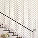 J BOUTIQUE STENCILS Wall Large Herringbone Shuffle Allover Modern Wall Stencil for Easy Stenciled DIY Decor