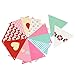 Polka Dot Balloons Set of 100 Pink White Red Latex Balloon with 1 mix Pennant Flags for Festival Christmas Wedding Birthday Party Decorations(Pink)