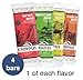 Chapul High Protein Cricket Flour Bars – Sampler Gift – 1 Of Ea. Flavor – Gluten, Soy and Dairy Free - Low Sugar & Low Net Carbs (4 Pack)