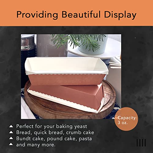 Paper Loaf Pan, Disposable Baking Loft Mold 24ct, Bread Pan for Baking