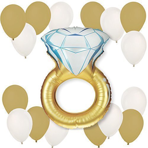 Engagement ring - party balloon kit
