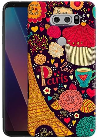 iShoppe Cute Doodle Cities Printed Designer Hard Cases Mobile Back Cover for LG V30