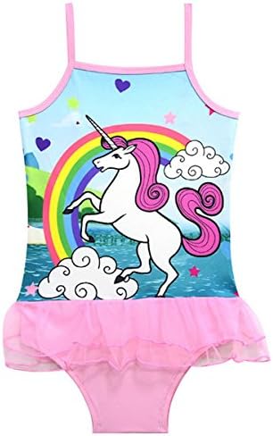 Fribro Baby Swimsuit one-Horned Children's Unicorn Bathing Suit Girl Cute hot Spring Girl Swimsuit