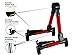 Guitar Stand for Acoustic/Electric/Classical Guitars and Violin, Ukulele, Bass, Banjo - Folding, Portable and Lightweight - for Concert & Travel - by Nordic Essentials