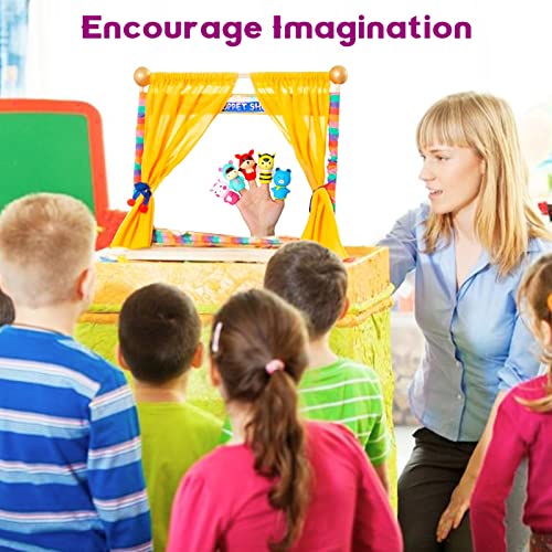 16pcs Easter Eggs Prefilled with Animal Finger Puppets for Easter Party