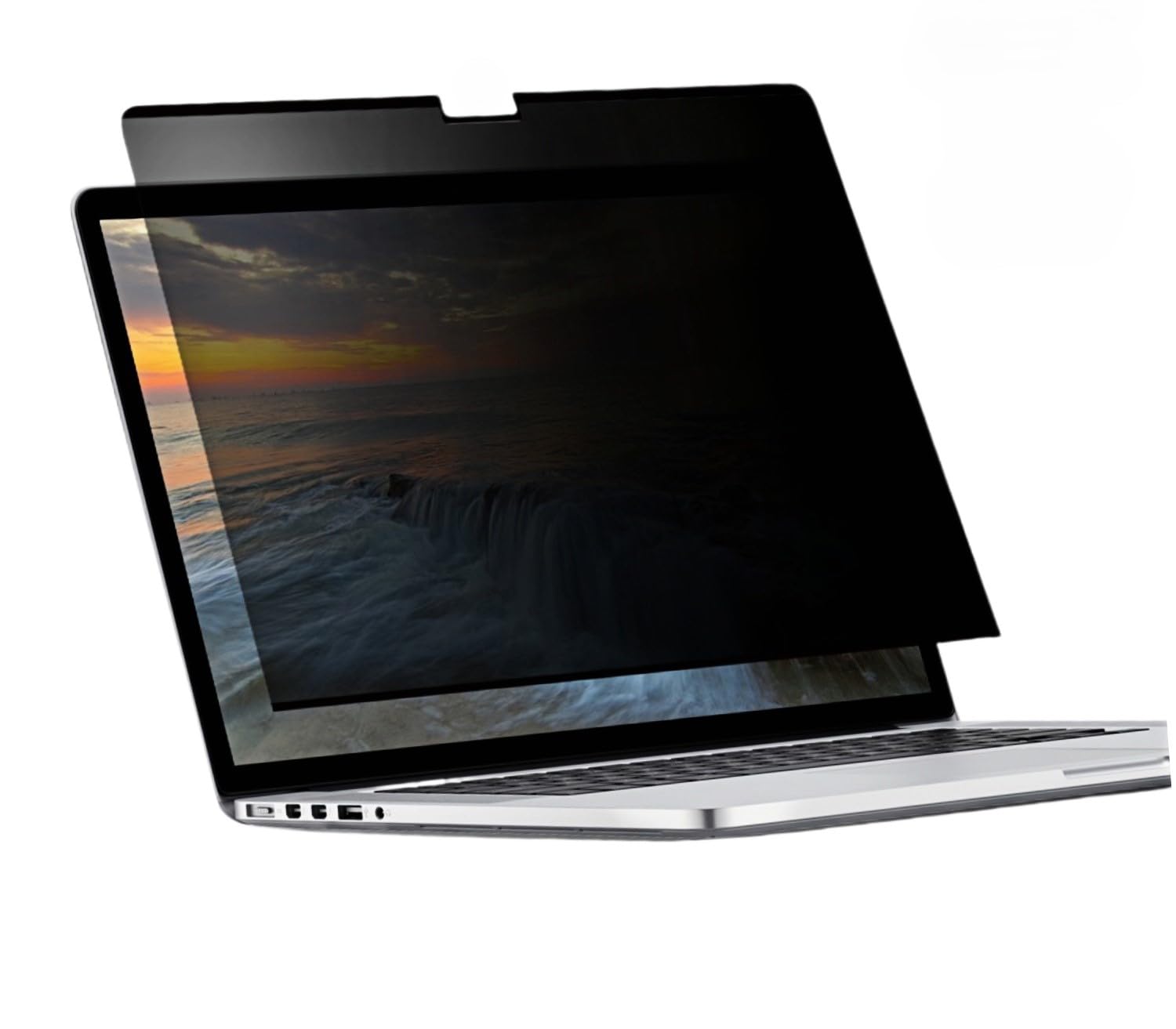 Easy On/Off Magnetic 360° Privacy Screen Filter Compatible with MacBook Pro 16 inch (2026,2024, 2023, 2022, 2021, M5,M4, M3, M2, M1, Pro, Max), Anti Glare Laptop Privacy Screen Shield with Camera Cover - UV block 90%