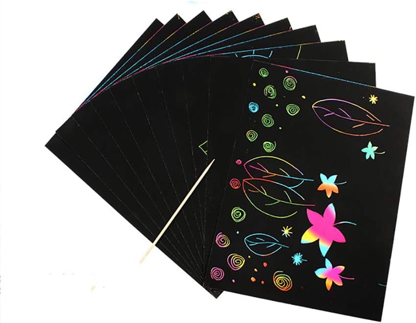 Scratch paper,Colorful scratched paper 1926 thick Scratch