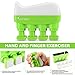 Hand Grip Strengthener Sportneer 5 Pack Finger Strength Exerciser Gripper for Athletes, Pianists and Therapy, Including Hand Gripper, Finger Stretcher Band, Squishy Ball, Hand Exerciser and Grip Ring