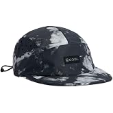 Coal Provo 5 Panel Tech Cap Hat - Low Profile | Floatable EVA Brim, Polyester, Crush-Resistant, Shock Cord Back Closure, Quick-Drying, Breathable