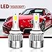 Malcam H11/H9/H8 LED Headlight Bulbs All-in-One Conversion Kit, 7600LM 72W 6000K Cool White COB, IP68 Waterproof LED Headlight Bulb - 3 Yrs Warranty