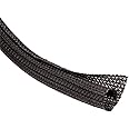 Techflex 3/4 F6 Split Sleeving 10 Ft. Black
