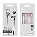 Earbuds with Microphone Metal Earphone ROCK Mula HiFi In-ear Headphone Stereo Cell Phone Headset Braided Cable Heavy Bass for iPhone iPad Samsung for Music Enthusiasts (rose gold)