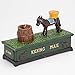 Bits and Pieces - Kicking Mule Mechanical Coin Bank - Hand-Painted Collectible Cast Iron Bank