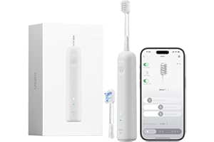 Laifen Wave Special Electric Toothbrush, New 2025 Version Oscillation & Vibration Sonic Electric Toothbrush for Adults with App, 2 Brush Heads, IP68 Waterproof Travel Powered Toothbrush (Matte Grey)