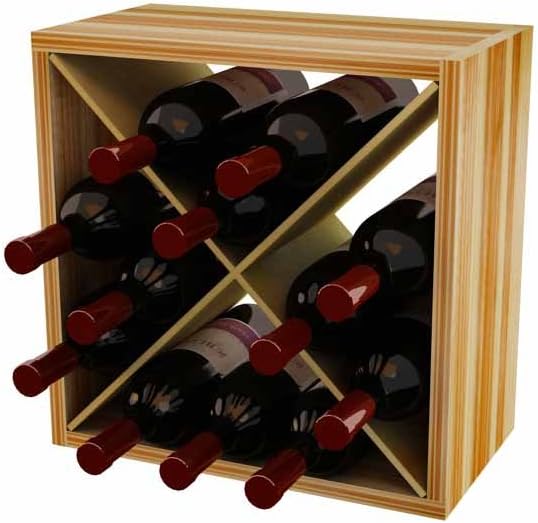 12 Bottle Wine Storage Cube Home & Kitchen