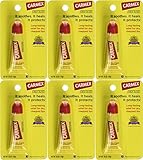 Carmex Classic Lip Balm Medicated 0.35 oz (Pack of 6)