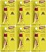 Carmex Lip Balm Tubes, Original Formula, 0.35 oz., Pack of 6