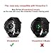 for Garmin Vivoactive 3 Watch Protective Case,RunTech Soft Silicone Case Cover Protector Sleeve for Vivoactive 3 Band Cover (Black&White)