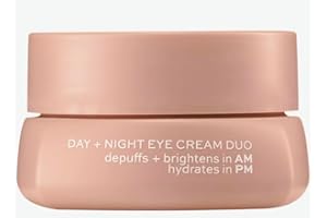 ITK Skincare Day +Night Undereye Cream Duo -AM Day Cream With Vitamin C + Caffeine To Depuff Under Eyes + Brighten Skin- PM Night Cream With Ceramides+ Ginger Root Extract For Anti Aging Deep Moisture