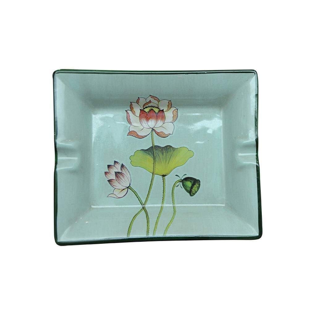 JIAHE115 Retro Ashtray Cigar Ashtray Home Living Room Coffee Table Bedside Bedroom Lotus Cigar Cigar