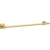 Franklin Brass Maxted (1-Pack) 24' Towel Rack for Bathroom, Modern Gold Bar Holder Wall Mounted Rod, Hardware | Accessories M