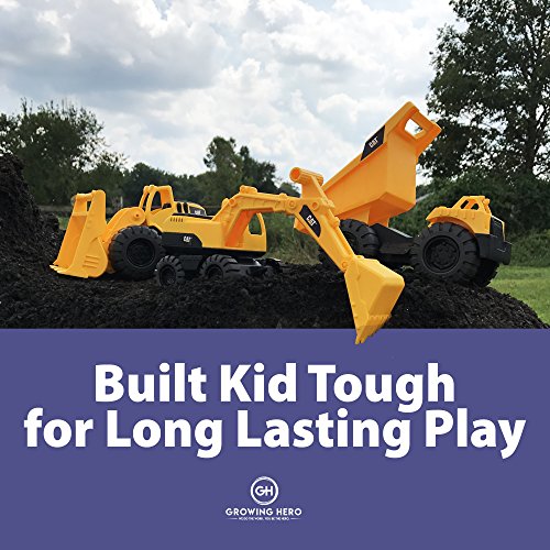 image for Toy State CAT Construction Trucks & Where Do Diggers Sleep At Night? B